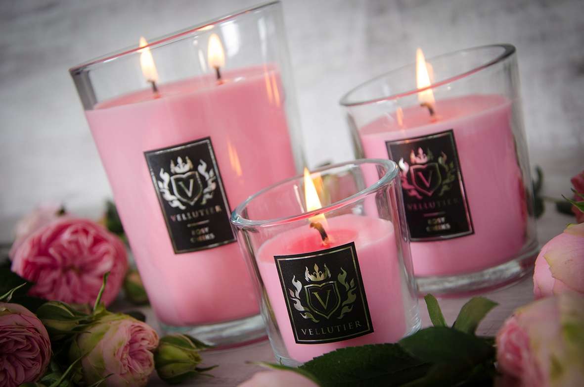 Vellutier Rosy Cheeks Exklusive Duftkerze 370g