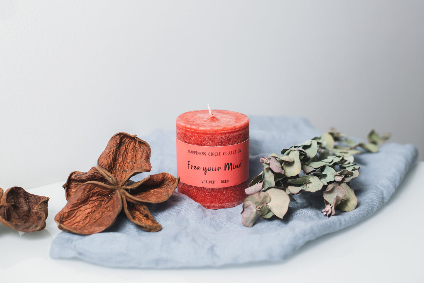 Herbst-Set Happiness Collection mit 4 Kerzen